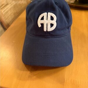 Anine Bing Sport Navy Cap with White Logo
